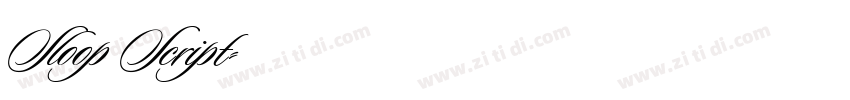 Sloop Script字体转换